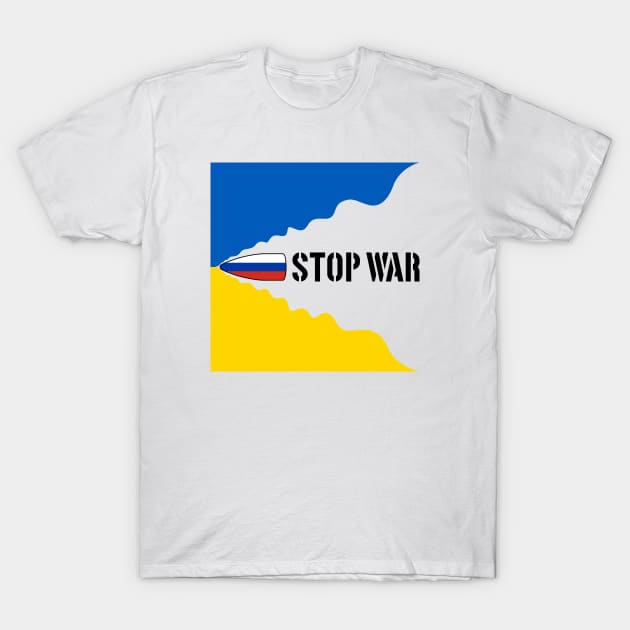 Concept stop the war in Ukraine T-Shirt by speedmanstudio